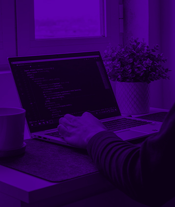 development process on a screen